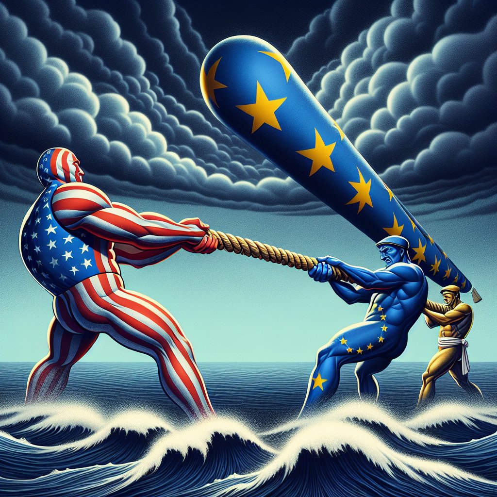 "Meta team strategizing over transatlantic challenges, highlighting efforts to gain US support in response to EU antitrust fines during a critical meeting."