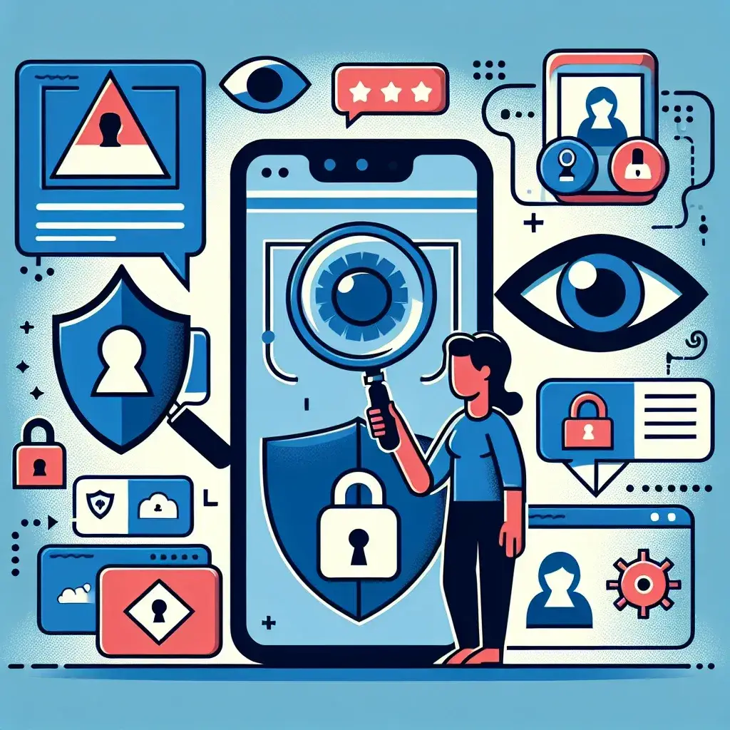 "Person anonymously viewing Instagram stories on a smartphone, symbolizing privacy protection and discreet social media engagement in the digital age."