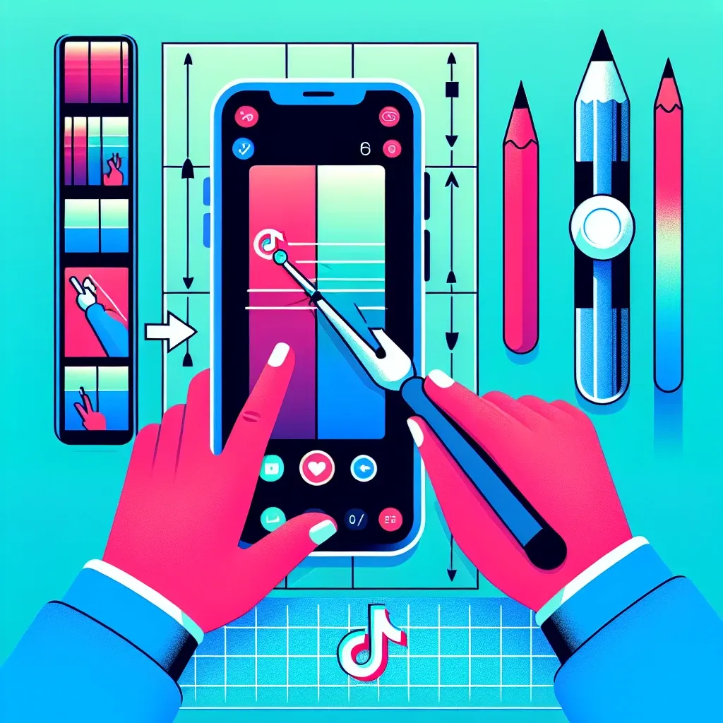 "Example of a horizontal video being reframed for TikTok with editing software, showcasing tips from the article 'How to Reframe Horizontal Videos for TikTok: Complete Guide to Optimize Your Content.'"