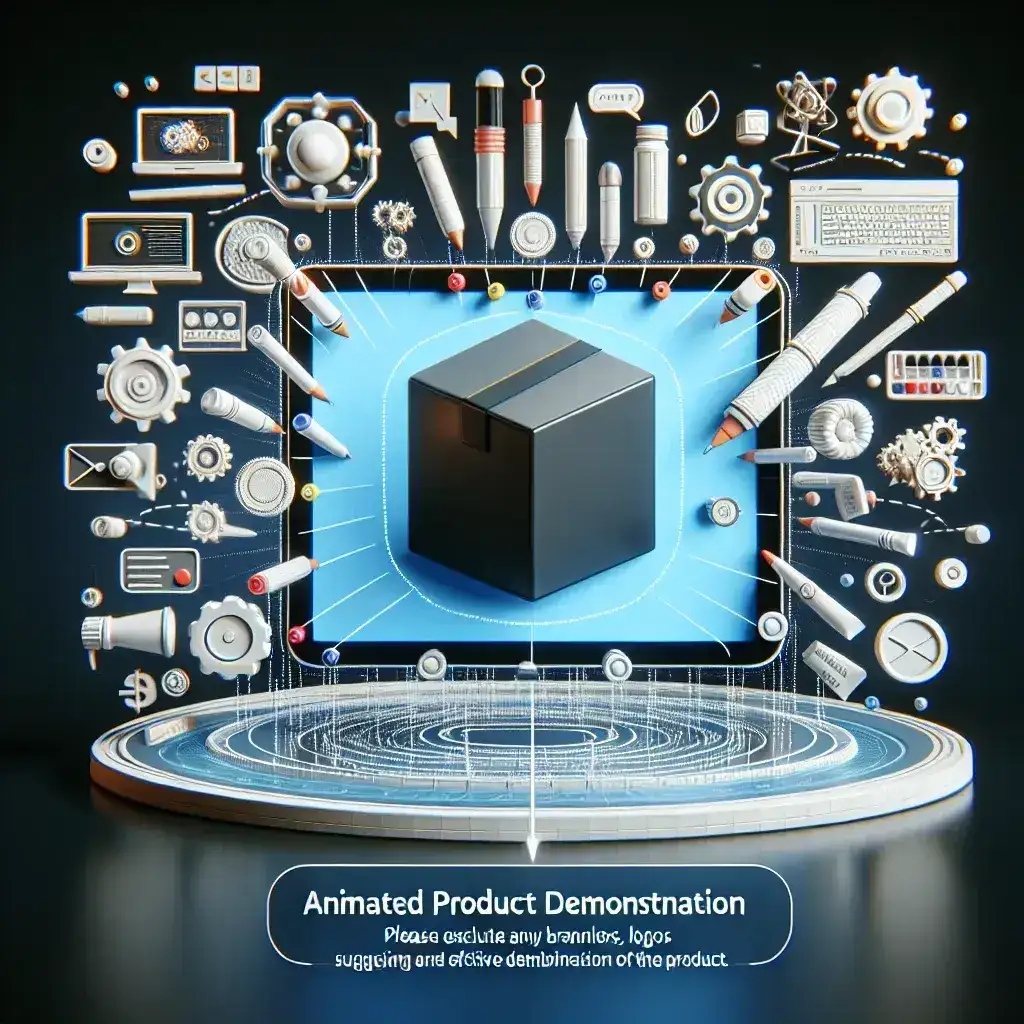 "Animated product demo created with top software tools, showcasing vibrant visuals and engaging motion graphics to effectively highlight product features."